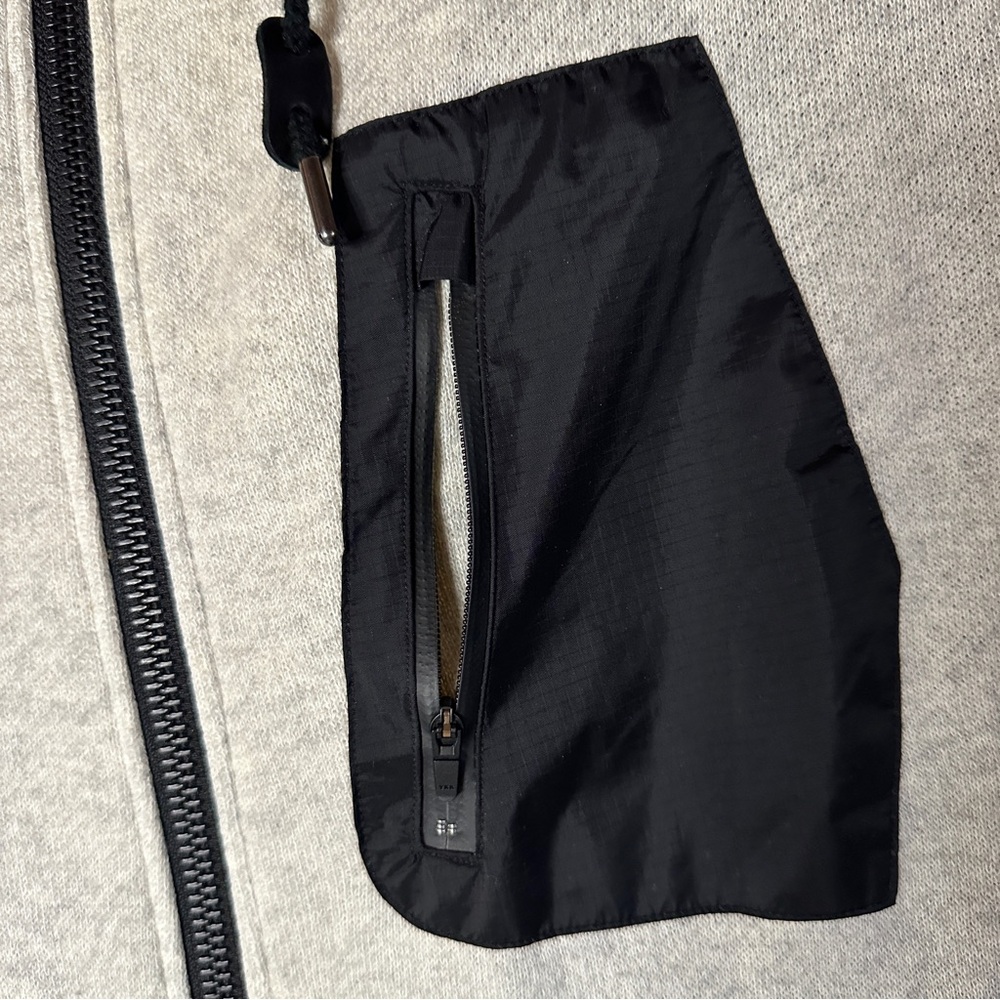 Coldsmoke Avani Zip-Up Heathered Light Gray Cotton Performance Jacket Me… - Picture 8 of 16